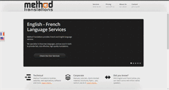 Desktop Screenshot of methodtranslations.com